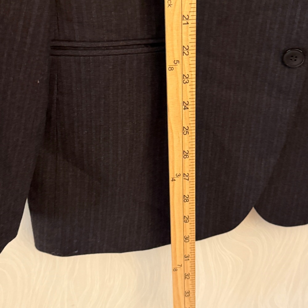 Slate & Stone The‎ Halkin Blazer Mens 44R Grey Excellent Pinstripe Modern Fit - Picture 4 of 9